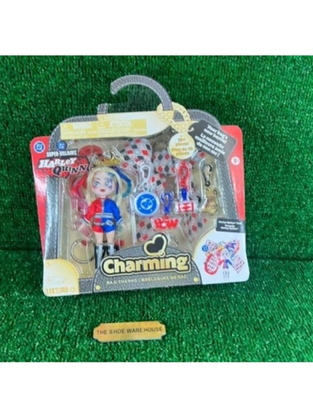 Jakks DC Harley Quinn Charming Doll Bag Charm with Accessories Toy NEW